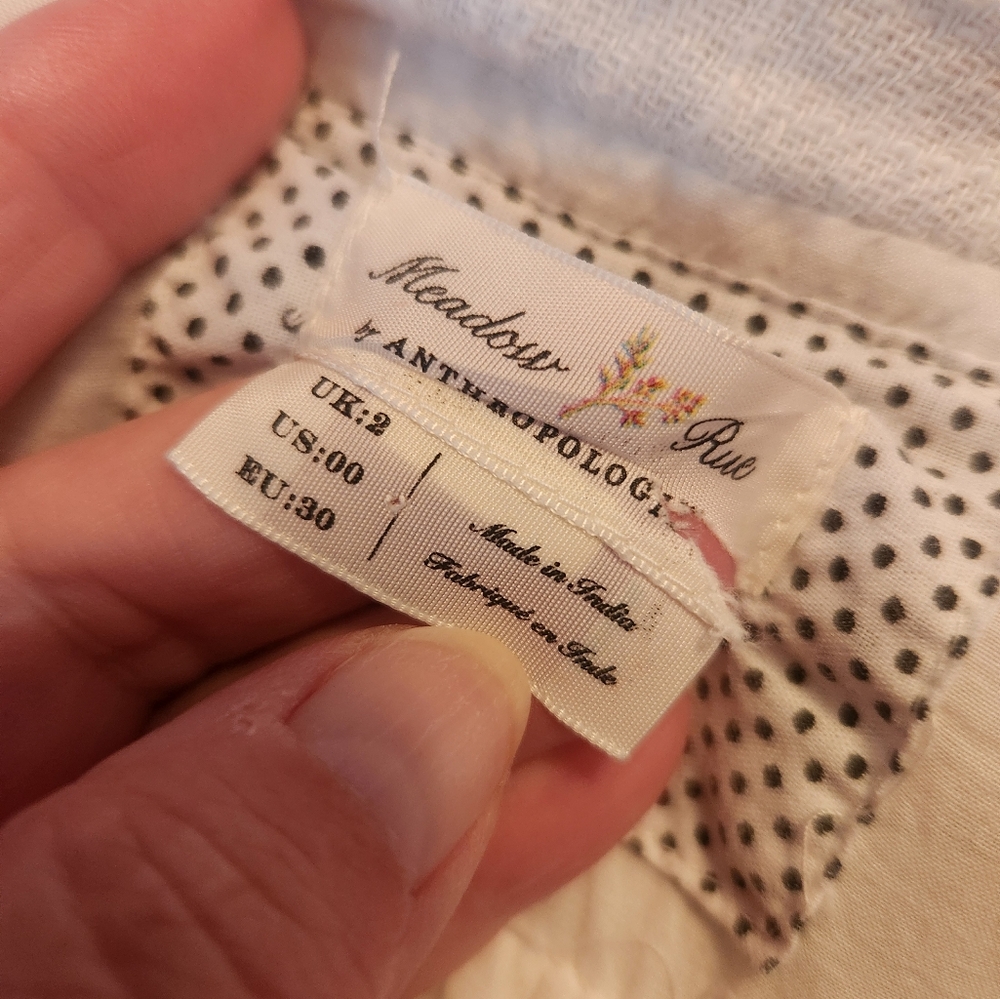 Anthropologie Meadow Rue Ingalls Tie-Waist Sundress size 00 - Picture 5 of 7